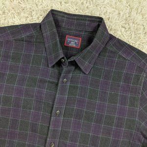 UNTUCKit Button Up Shirt Men Large Slim Fit A35